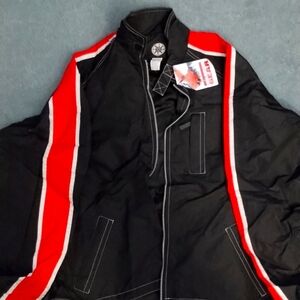Vintage Marlboro Compass North South East West Windbreaker Black And Red